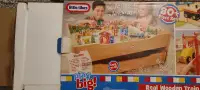 Little Tikes - Real Wooden Train Table Set - For Kids - 80pcs