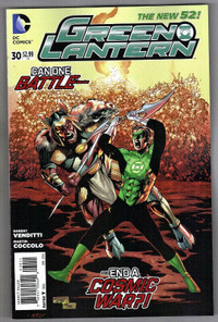 GREEN LANTERN#30 BILLY TAN COVER/COCCOLO ART DC COMICS THE NEW52