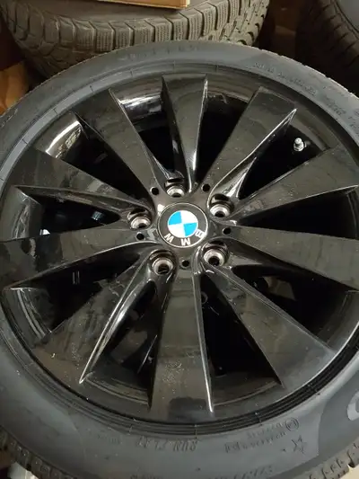 IF U SEE THE AD TIRES RIMS STILL FOR SALE 4 OEM bmw rims tires 225/50/17 DUNLOP WINTER tires 95 trea...