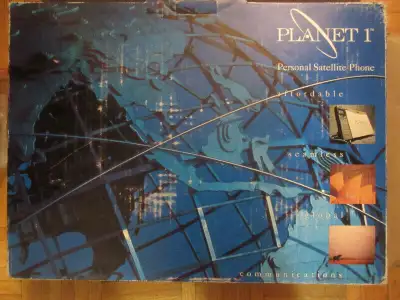 I have a used NEC Planet 1 Inmarsat Compact-M Satellite Telephone, with AC Charger/PSU, 2-LiION Batt...