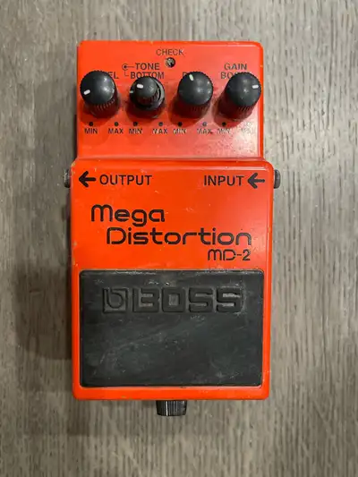 Boss MD-2 Mega Distortion Pedal, View more