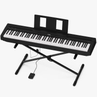 Yamaha P-45 digital keyboard, 88 keys w/ stand
