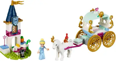 100% Complete Lego Disney Set Item #41159 / 91 Pieces Cinderella's Carriage Ride - All the pieces, m...