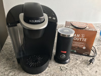$80.00     KEURIG   And  BODUM FOAMER  And  40 PODS