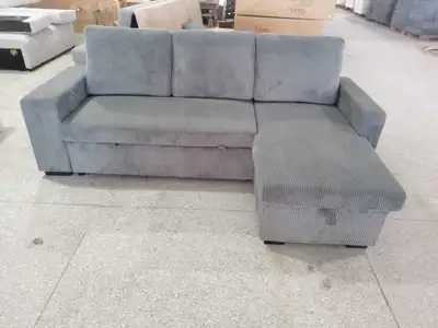 3 Seater Corduroy Sofa Bed with Cup Holders Wireless Charger , View more