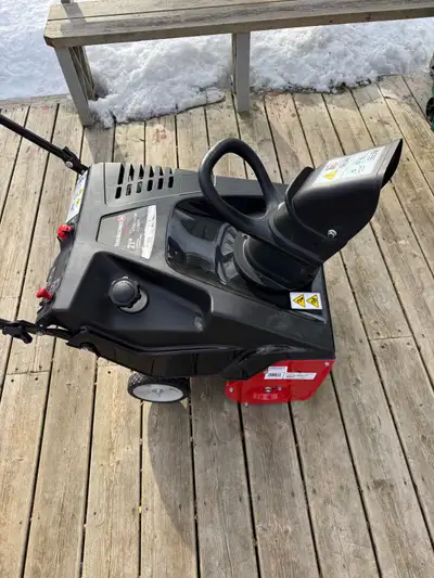 Yard Machines gas snow blower, View more