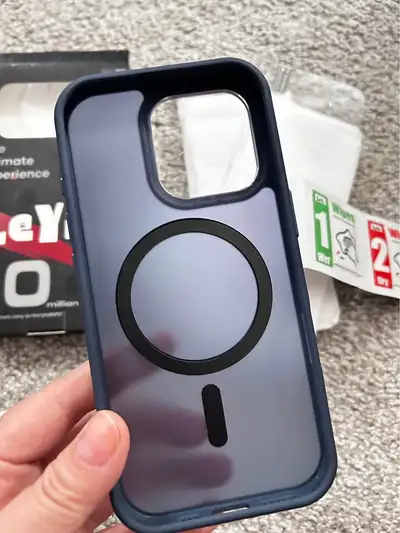 iPhone 16 Pro Case with 2 Tempered Glass Screen Protector, View more