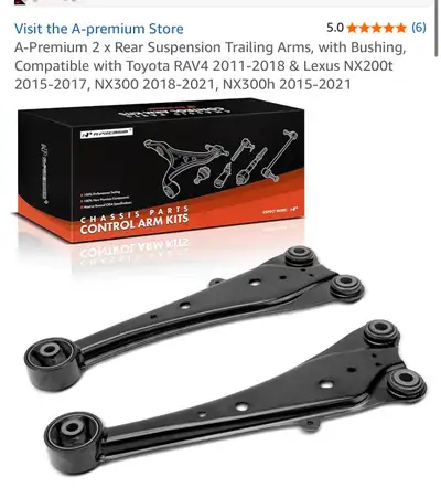 2 x Rear Suspension Trailing Arms Toyota Lexus, View more