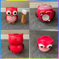Cute Owl Ceramic Bank