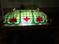 Stained Glass Pool Table Lamp