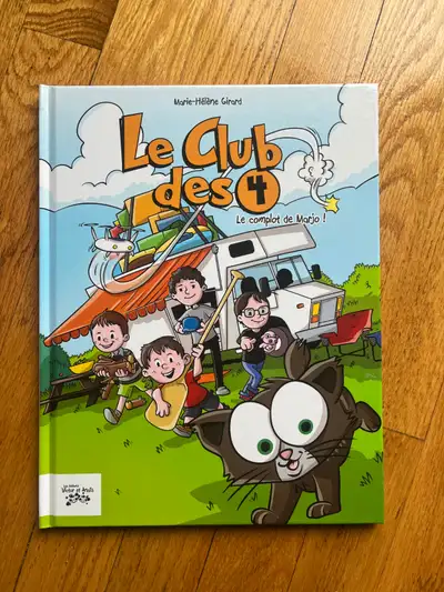 LIVRE BD ENFANT * LE CLUB DES 4 : LE COMPLOT DE MARJO * AUTEUR : MARIE-HÉLÈNE GIRARD La bande dessin...