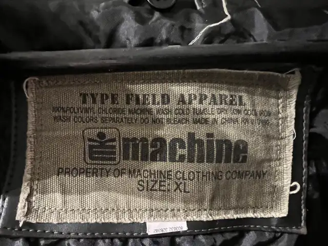 Machine clothing company mens Faux leather jacket in Men's in Calgary - Image 6