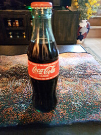 Coca-Cola Bottle vintage and Coke Glass