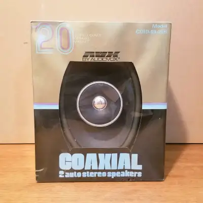 Vintage Audiovox AVX Car Auto Stereo Speakers NEW, View more