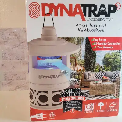 NEW Dynatrap DT160-DEC2Z insect trap, designed to lure and eliminate mosquitoes effectively Addition...