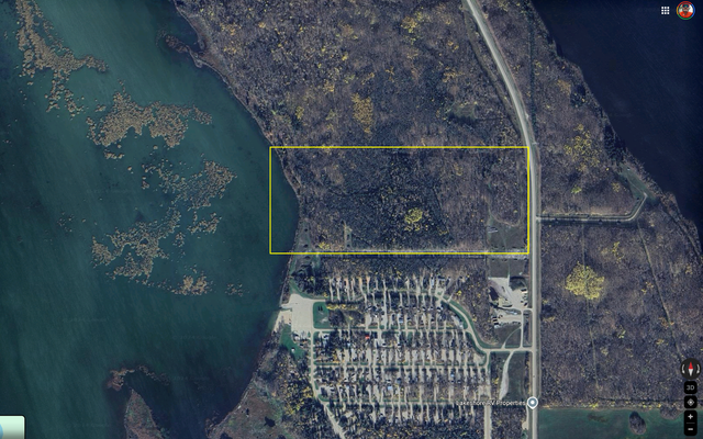 39 Acre lot with over 200 metres of lakefront on Delaronde Lake.