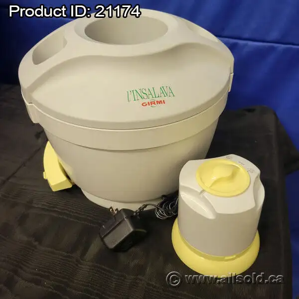 Girmi CE30 Electric Salad Spinner W/ Rechargeable Battery in Other in Calgary - Image 5