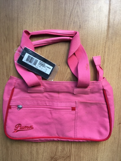 Puma handbag sac à main pink rose avec étiquette brand new, View more