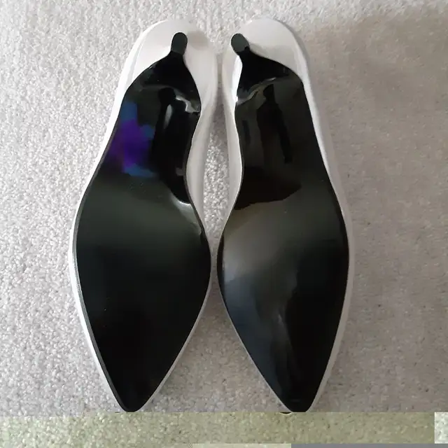 Women Vintage High Heel Shoes 1970's Brand New Satin Dyeable 7 in Women's - Shoes in Stratford - Image 8