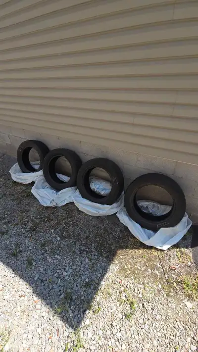 Selling 4 Continental ContiPro Contact tires. Size: P205/55 R 16. Previously used from new on a 2017...