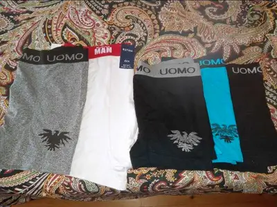 $5.00 for all. Pick up only Summerside, no holds! Never worn! First 2 pairs are XL(white ones still...
