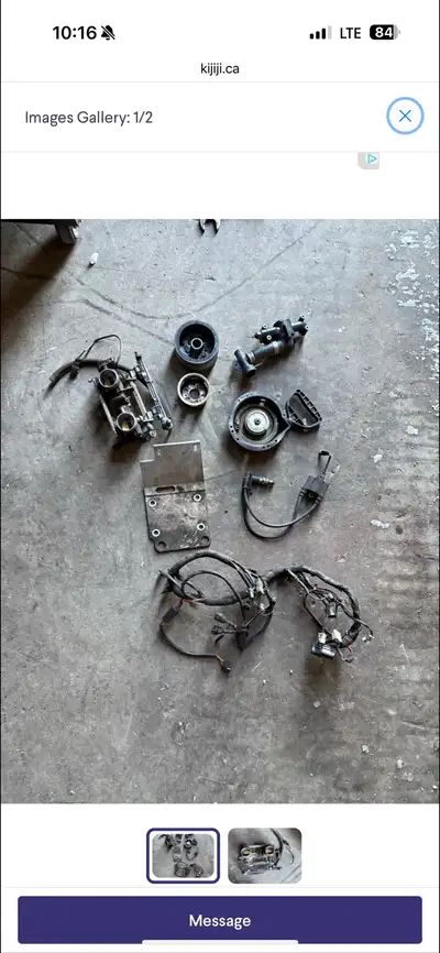 Arctic Cat snowmobile sled skidoo part out. EFI. 603 ECU, fuel rail, regulator, brake handle master...