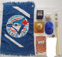Rare vintage Blue Jays 1992/93champion memorbilia collection set