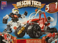 Rescue Tech 'Mega Blocks', 3 véhicules en 1