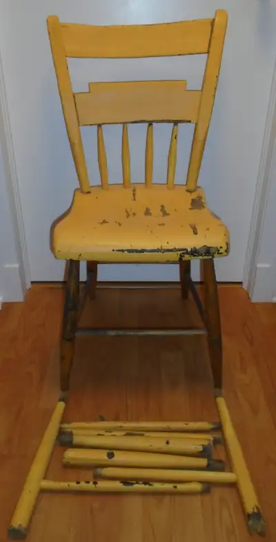 antique wooden chair - project chair, View more