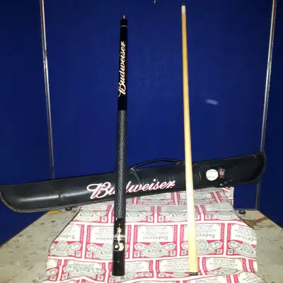 This item is a RARE Budweiser King of Beers Pool Cue in a soft felt lined case. This item is from th...