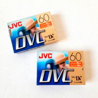 JVC DVC 60 LP Mode 90, Mini DV DVM60ME    Sealed Discontinued