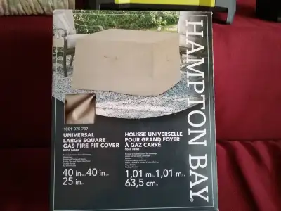 Gas Fire Table Cover - Large 40 X 40 Inches, 25 Inches High, View more