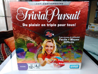 Trivial Pursuit 25e anniv., français, 3 niveaux de difficulté