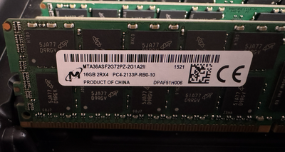 128GB (8x 16GB DDR4 ECC) Intel Certified Crucial/Micron Memory, View more