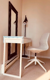 Urban Chic HOME OFFICE / VANITY :: Desk Table Chair Lamp Mirror