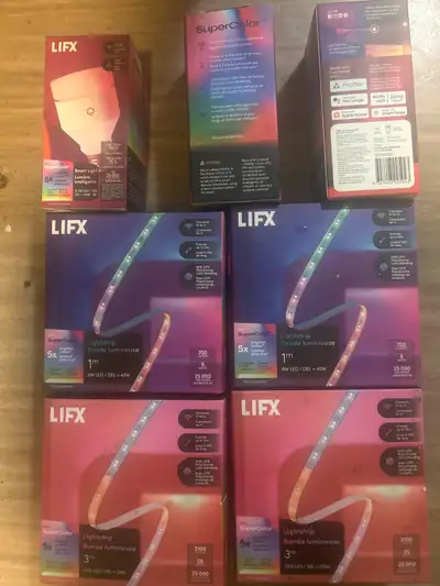 LIFX LED SUPERCOLOUR Smart Lighting, View more