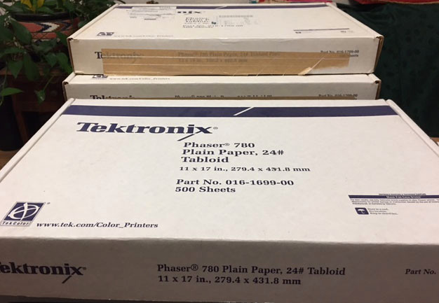 Tektronix 780 Phaser photo paper, 24#, "Tabloid Plus" & Tabloid in Hobbies & Crafts in Nanaimo