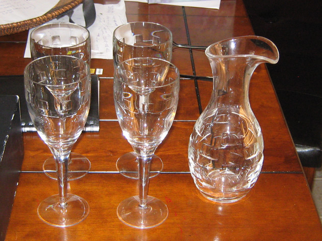 Waterford Crystal wine glasses | Kitchen & Dining Wares | Red Deer | Kijiji