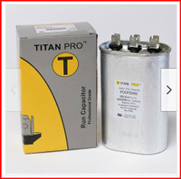 New Dual Run Capacitor, 35+5 MFD, 370/440VAC, Professional Grade