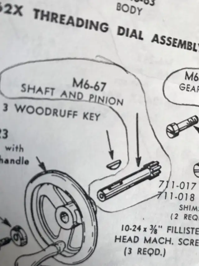 6” Atlas metal lathe pinion m6-67 in Power Tools in Norfolk County - Image 2