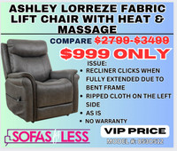 Lift Chair with Heat and Massage! As Is! Last Piece!