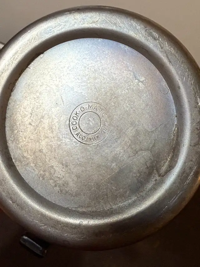 Vintage Cook O Matic-Stovetop Espresso Coffee Pot 2-3 Cup INOX I in Arts & Collectibles in Oshawa / Durham Region - Image 5