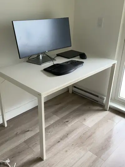 VIHALS Table, white, 125x74 cm. Maple Ridge, your self pic up, View more