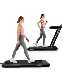 2-in-1 Superfit Folding Treadmill 