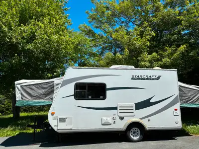 2011 Starcraft 176RB Travel Star Used Hybrid Ultralite Travel Trailer Can be towed with a van or sma...