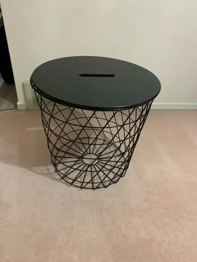 New - storage basket table with lid , View more