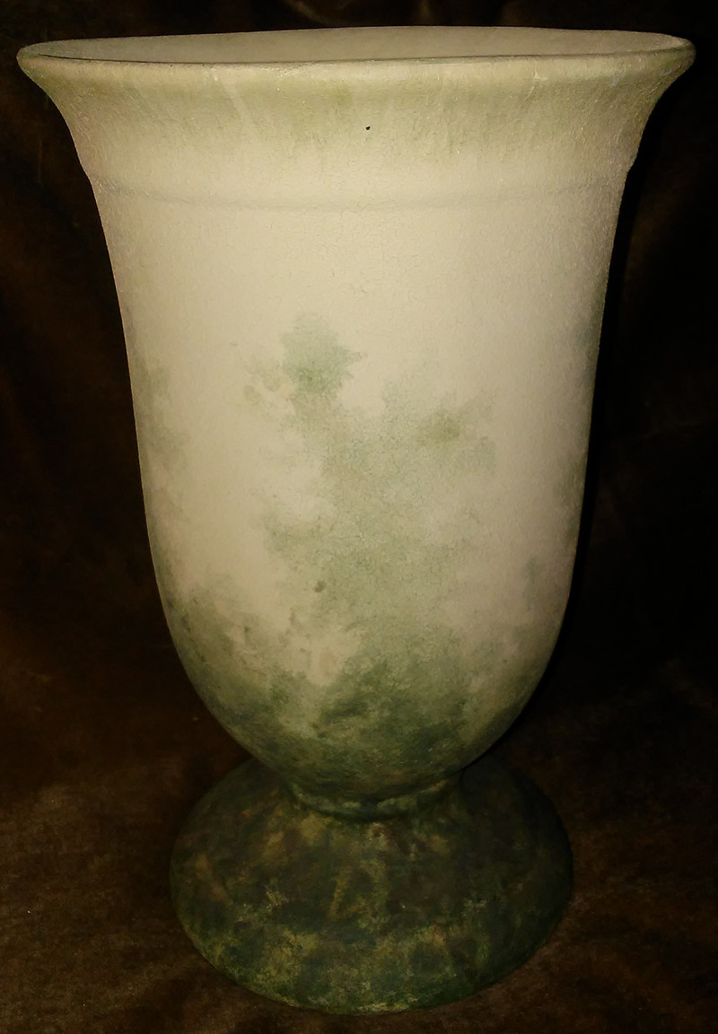 Used, Ceramic Sand Textured Vase or Wine Cooler for sale  