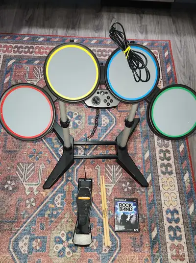 Rock Band Drumset PS2, View more