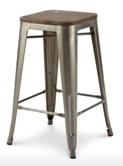 CANVAS Union metal and Wood Bar Stool, View more