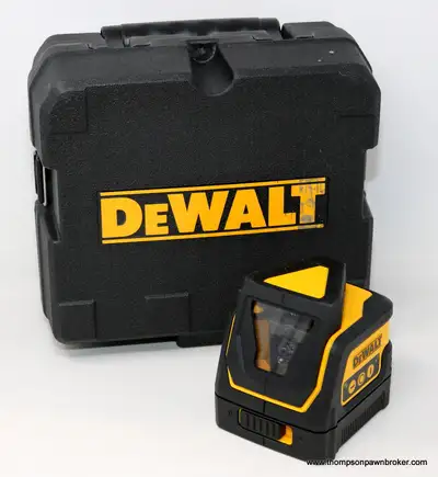 DEWALT SELF LEVELING 360 DEGREE LINE & VERTICAL LINE LASER LEVEL, View more